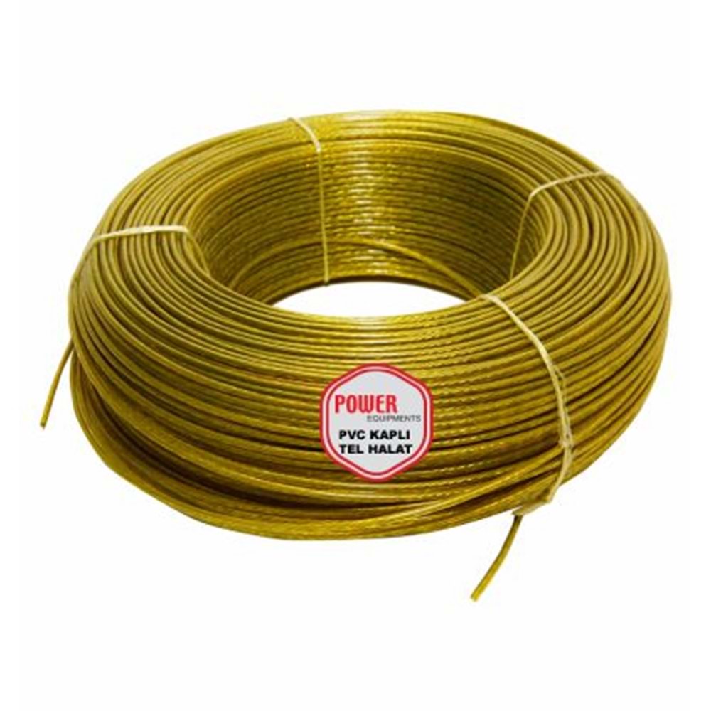 AKY ÇELİK HALAT 8mm PLASTİK KAPLI