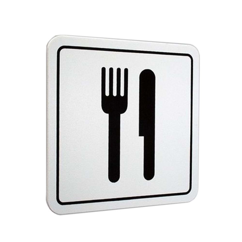 PVC SEMBOL RESTAURANT 10*10CM