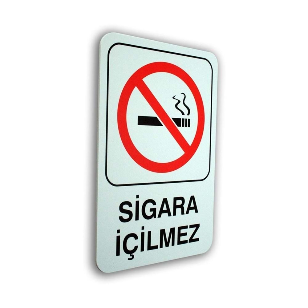 PVC LEVHA SİGARA İÇİLMEZ 16*24CM