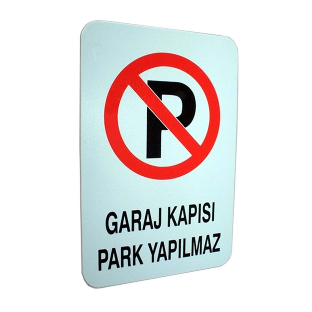 PVC LEVHA GARAJ KAPISI PARK YAPILMAZ 16*24CM
