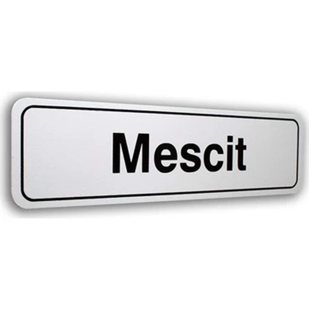 ELEGAN PVC TABELA MESCİT 7*25CM