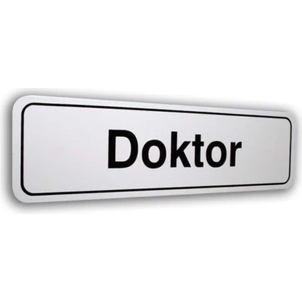 ELEGAN PVC TABELA DOKTOR 7*25CM