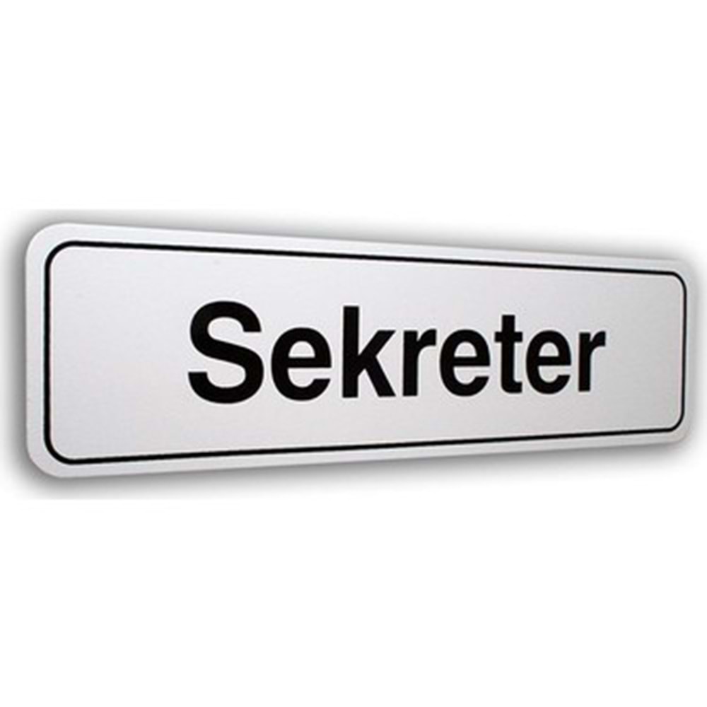 ELEGAN PVC TABELA SEKRETER 7*25CM