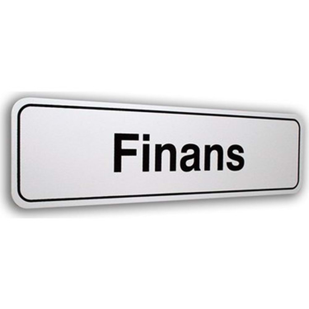 ELEGAN PVC TABELA FİNANS 7*25CM