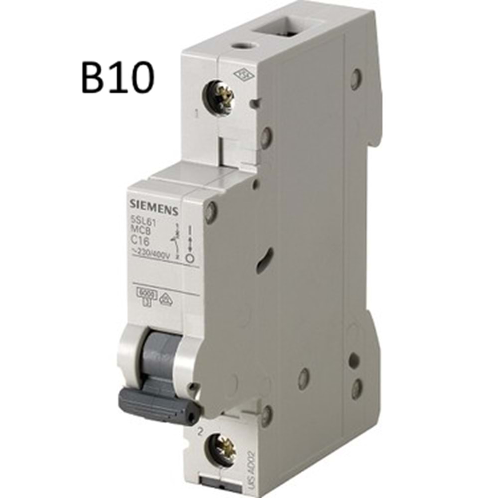 SIEMENS SİGORTA B10 AMP