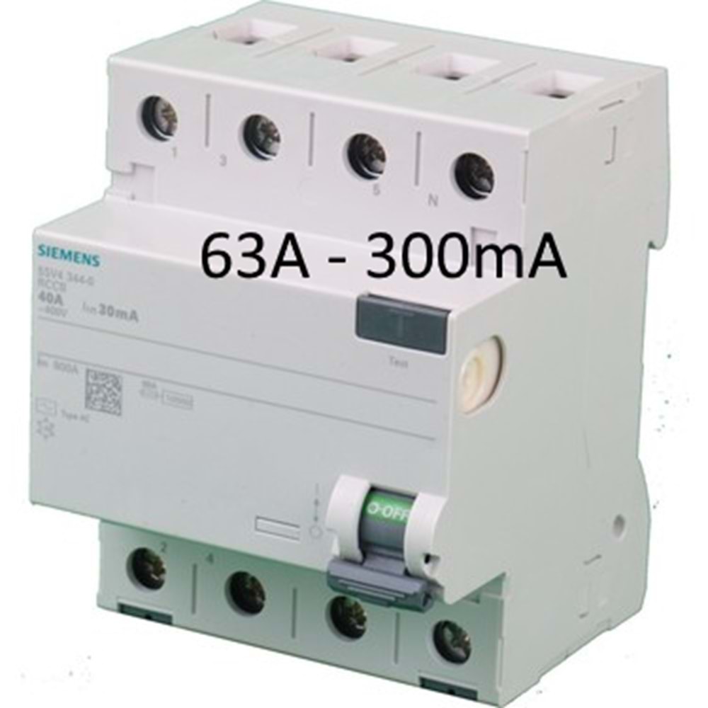 SIEMENS YANGIN KORUMA 3*63A 300mA TRİFAZE