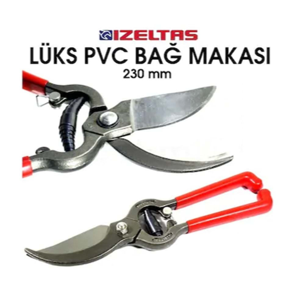 İZELTAŞ BAĞ MAKASI LUX 230 MM