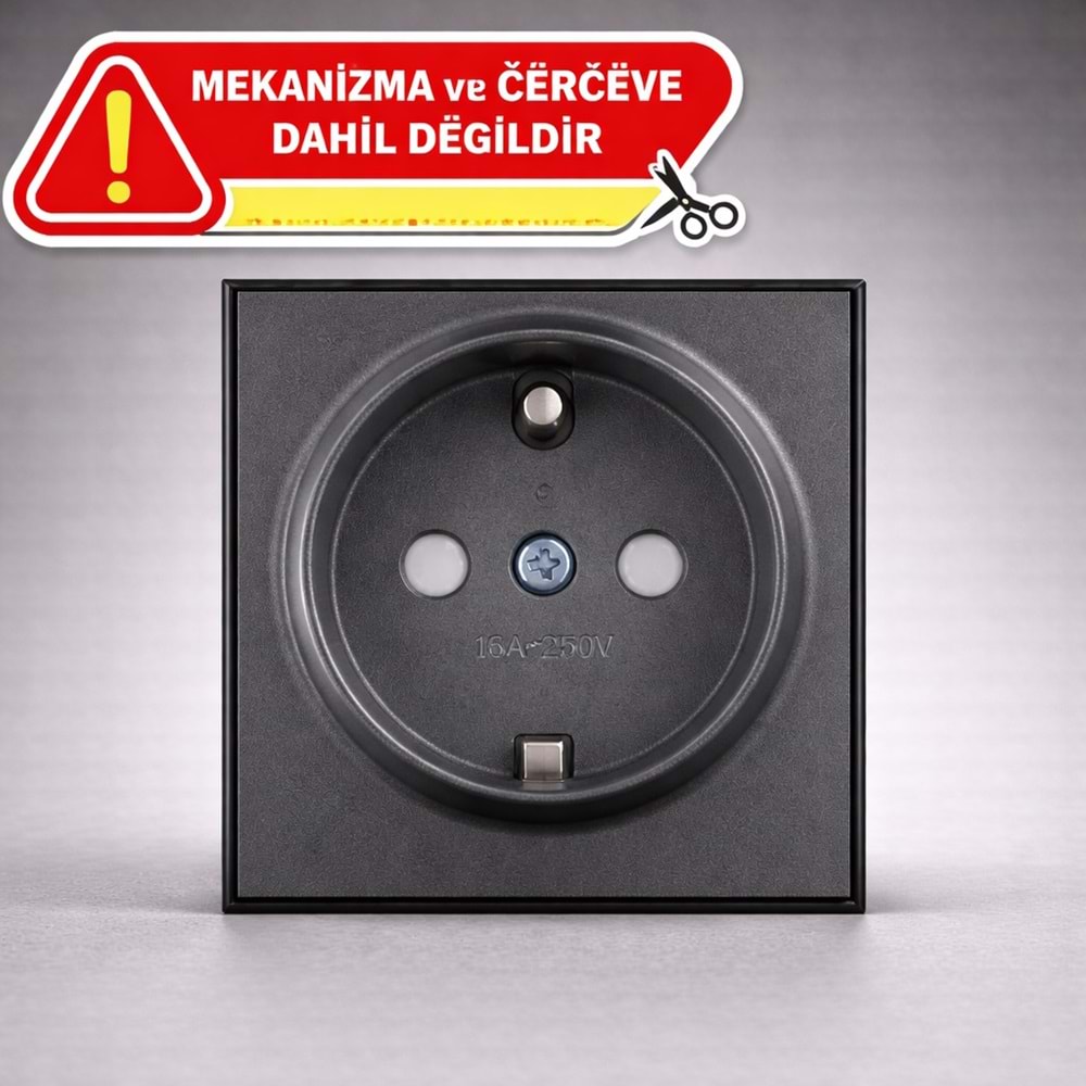 VİKO NOVELLA FÜME TOPRAKLI PRİZ Ç.K. KAPAK