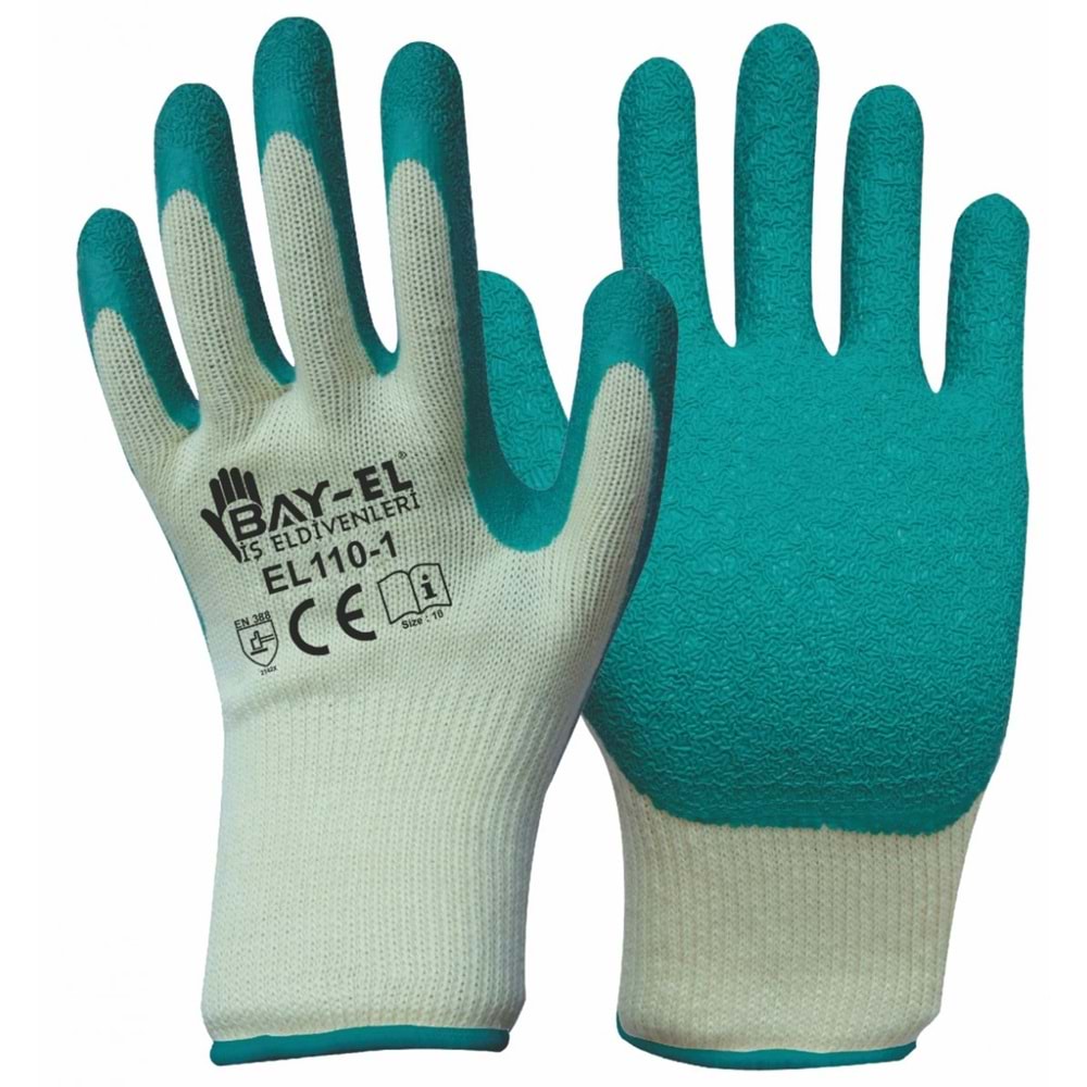 BAY-TEC EL280 ELDİVEN YEŞİL LATEX NO:10