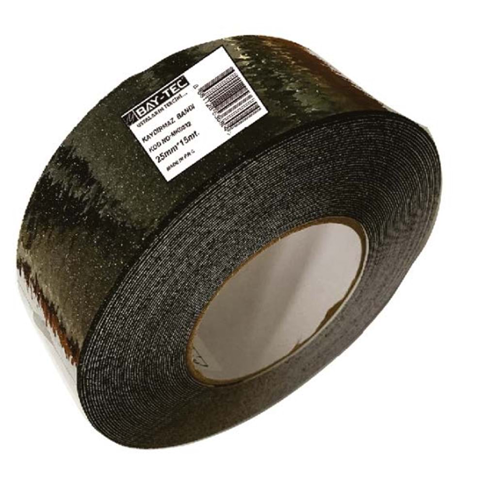 BAY-TEC MK0838 - CMC - KAYDIRMAZ BANT SİYAH 50mm*15mt