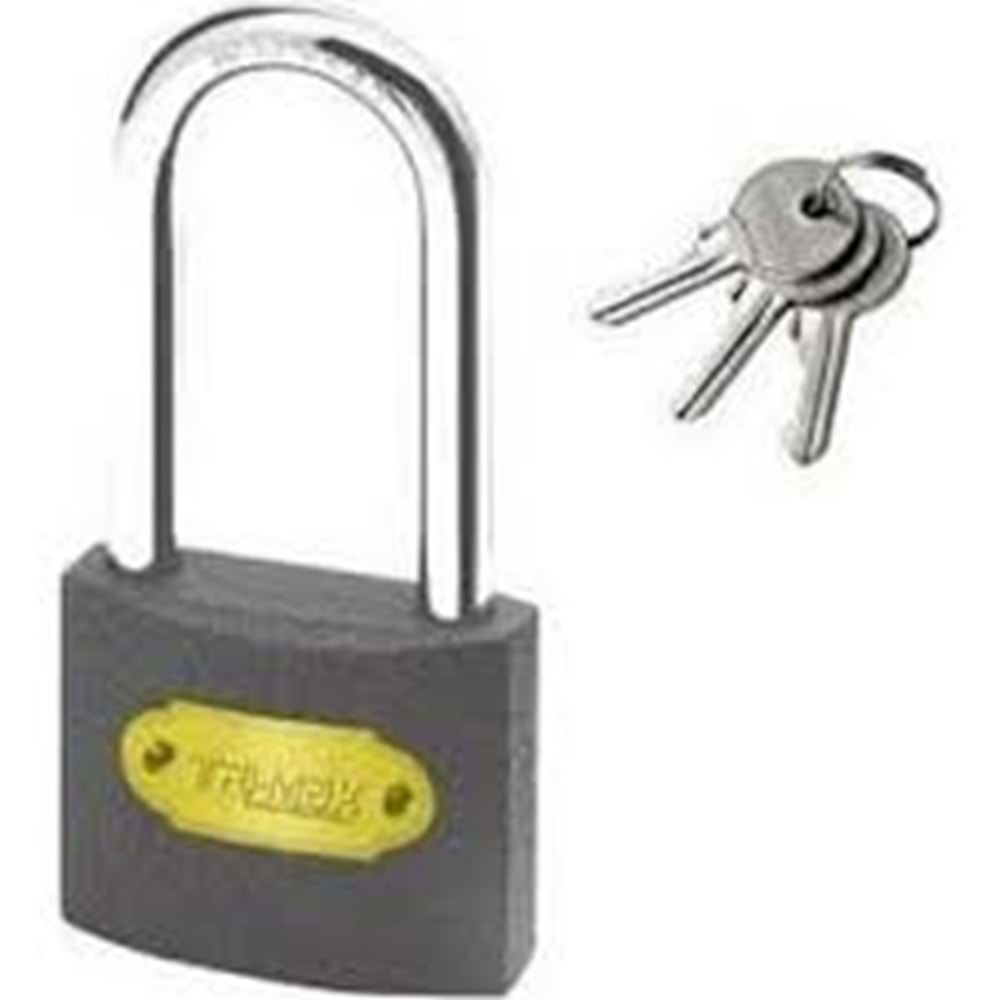 TRI-MAX ASMA KİLİT UZUN GRİ 25mm