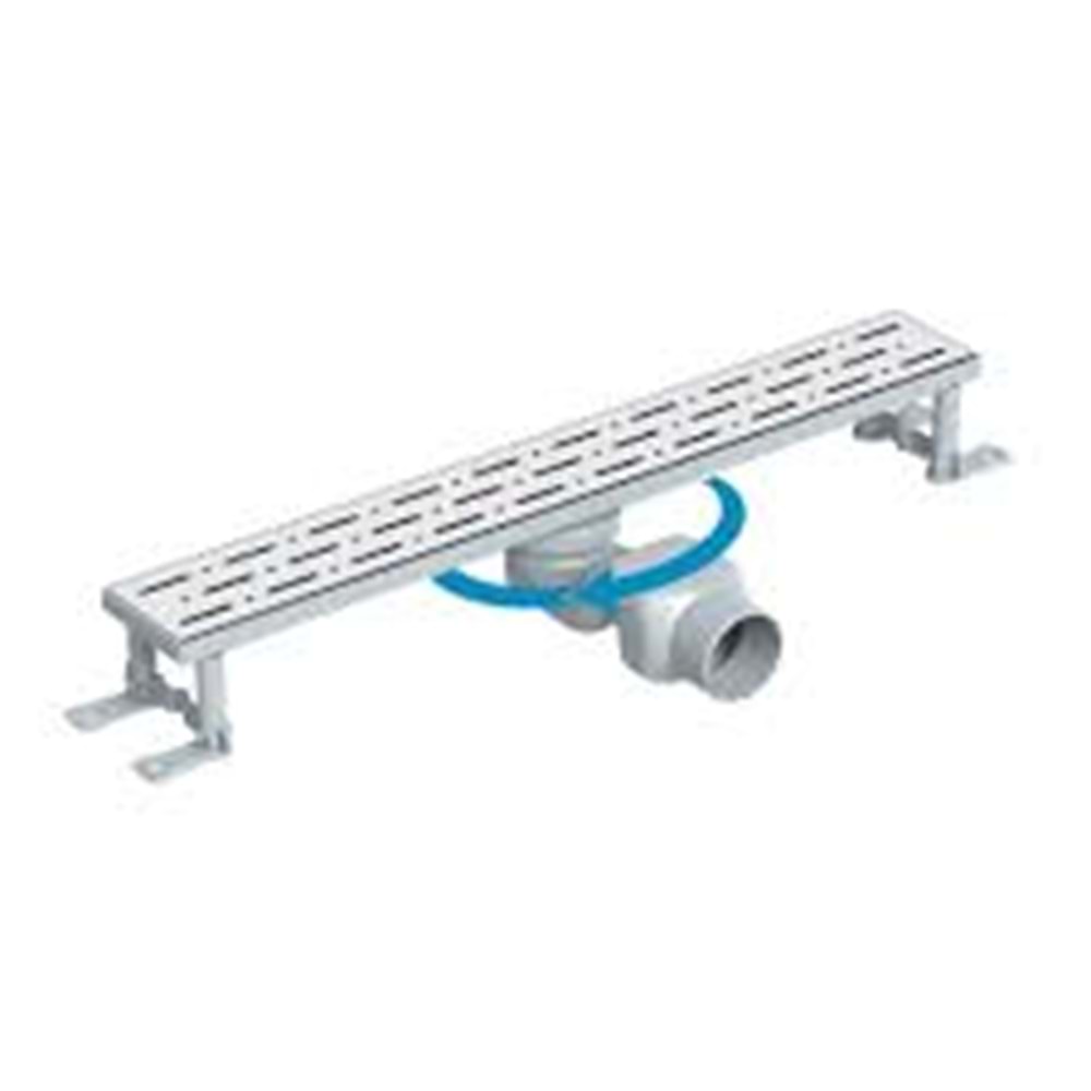 MAXIFLOW KLASİK DUŞ KANALI RAİN YANDAN ÇIKIŞ 33CM