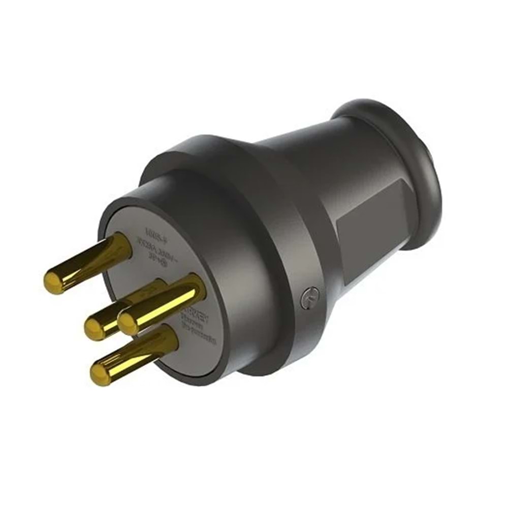 KAUÇUK TRİFAZE ERKEK FİŞ