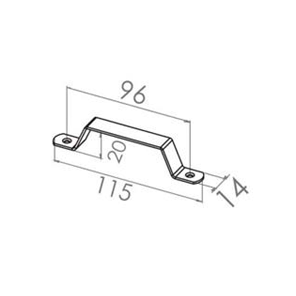 BEŞEL ÇEKMECE KULP KÜÇÜK (BEYAZ)