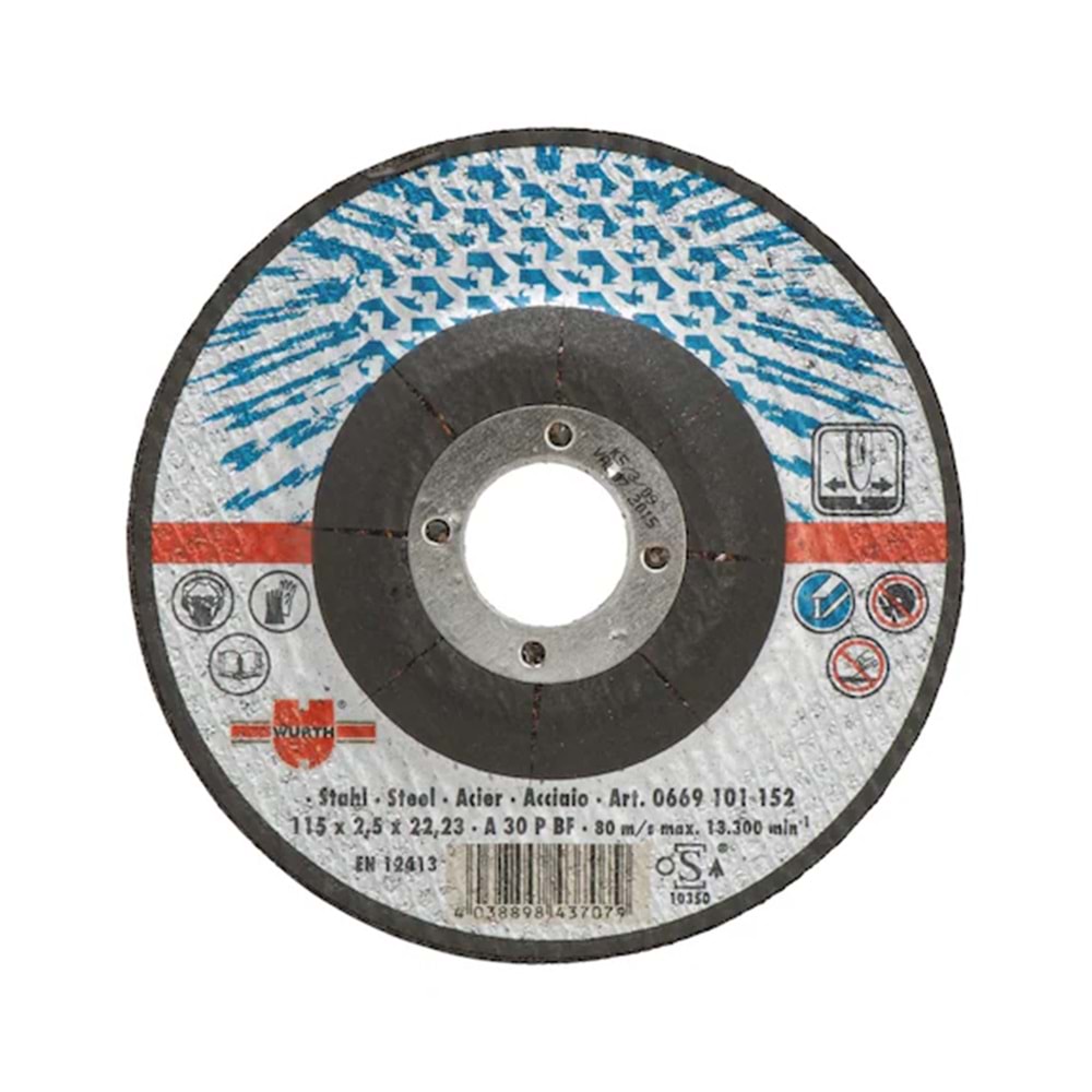 WÜRTH METAL KESİCİ 180x3mmx22.23