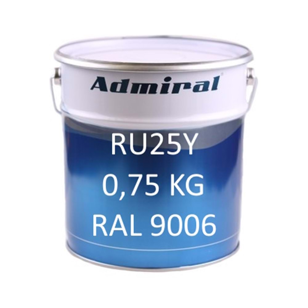 ADMİRAL RU25Y METALİK GÜMÜŞ 9006 0,75 KG