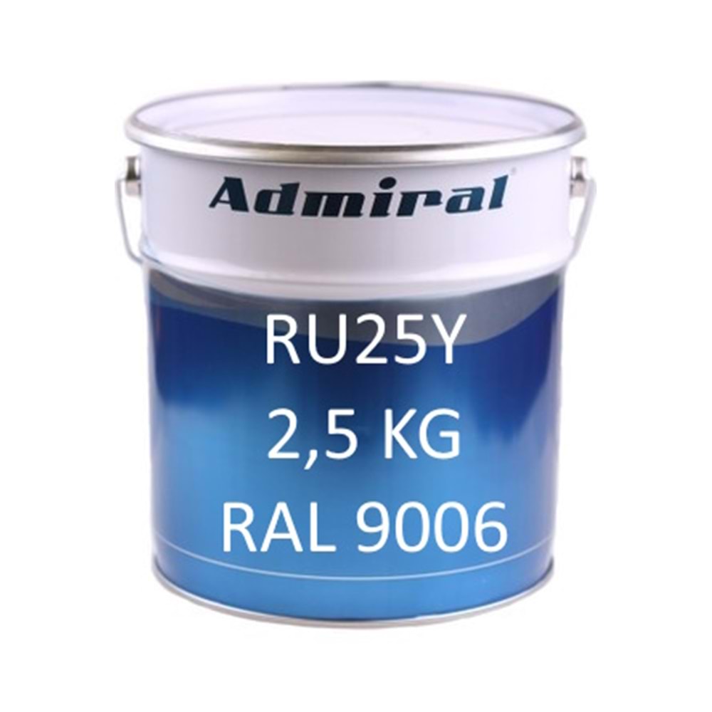 ADMİRAL RU25Y METALİK GÜMÜŞ 9006 2,5 KG