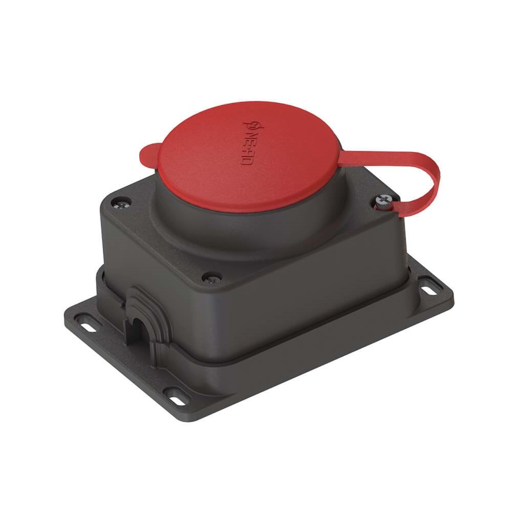 KAUÇUK DUVAR PRİZ TRİFAZE 3*25