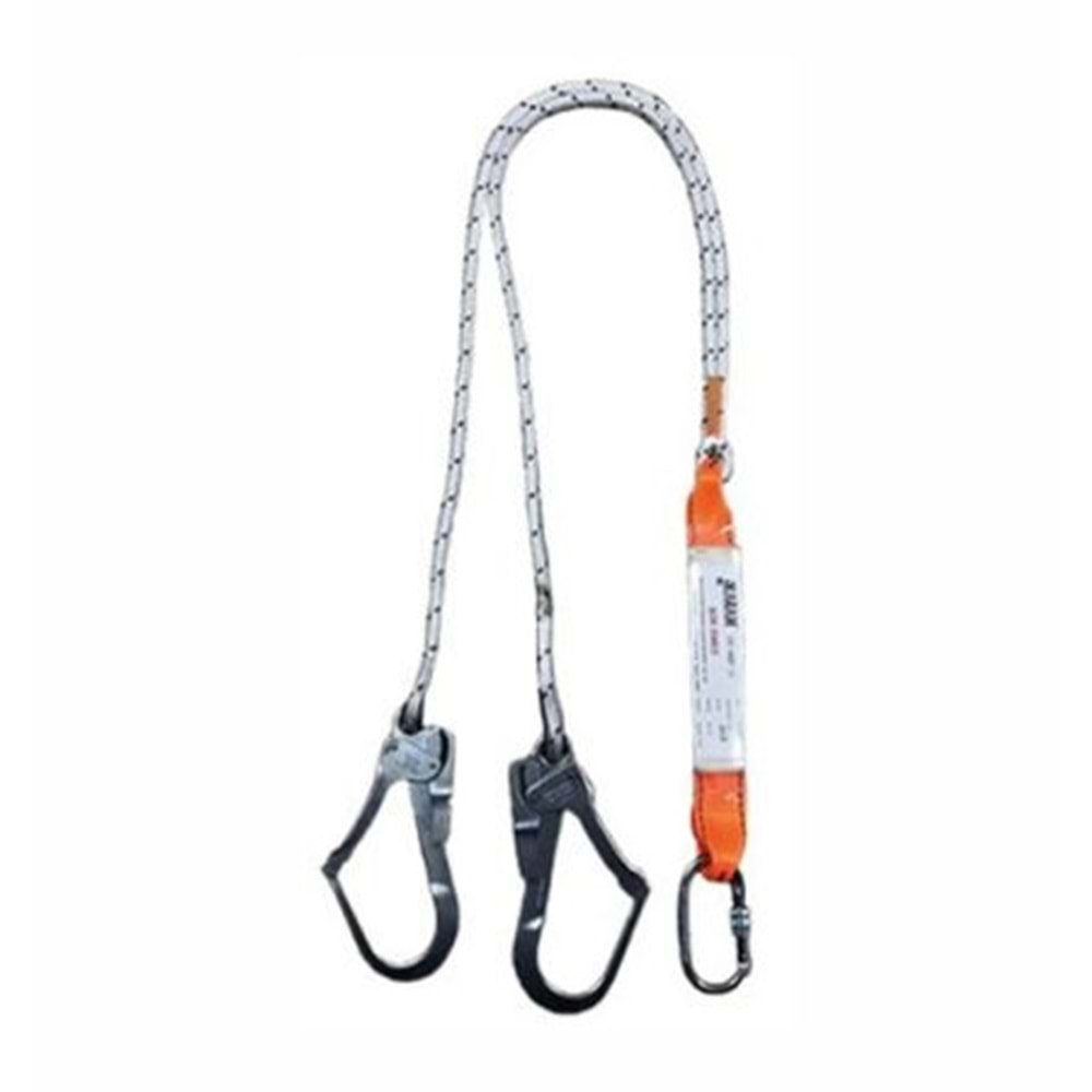 AKY LANYARD ÇİFT KOLLU STATİK HALAT ŞOK EMİCİ