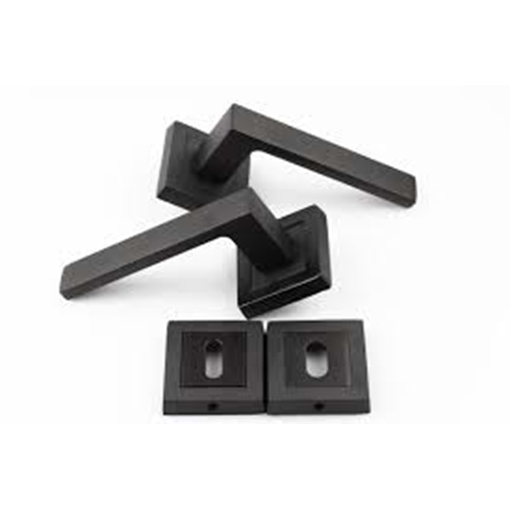 VENAX LAMA KAPI KOLU ROZETLİ SİYAH ODA