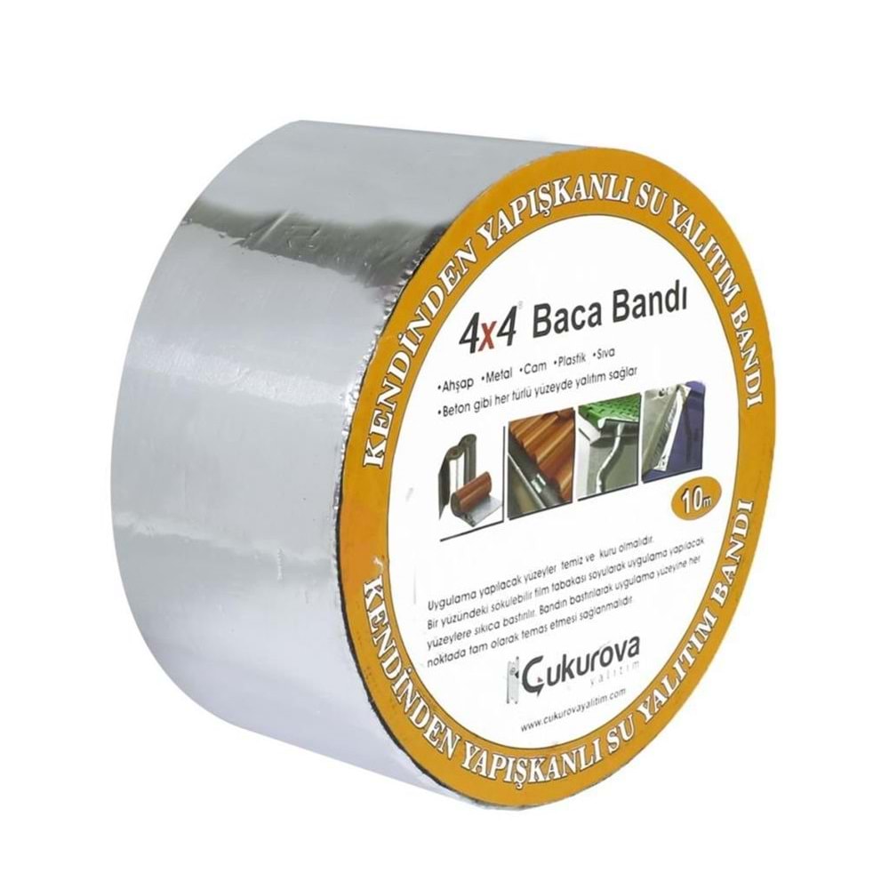 4*4 BACA BANDI ALÜMÜNYUM DÜZ 20CM * 10MT 1,5MM