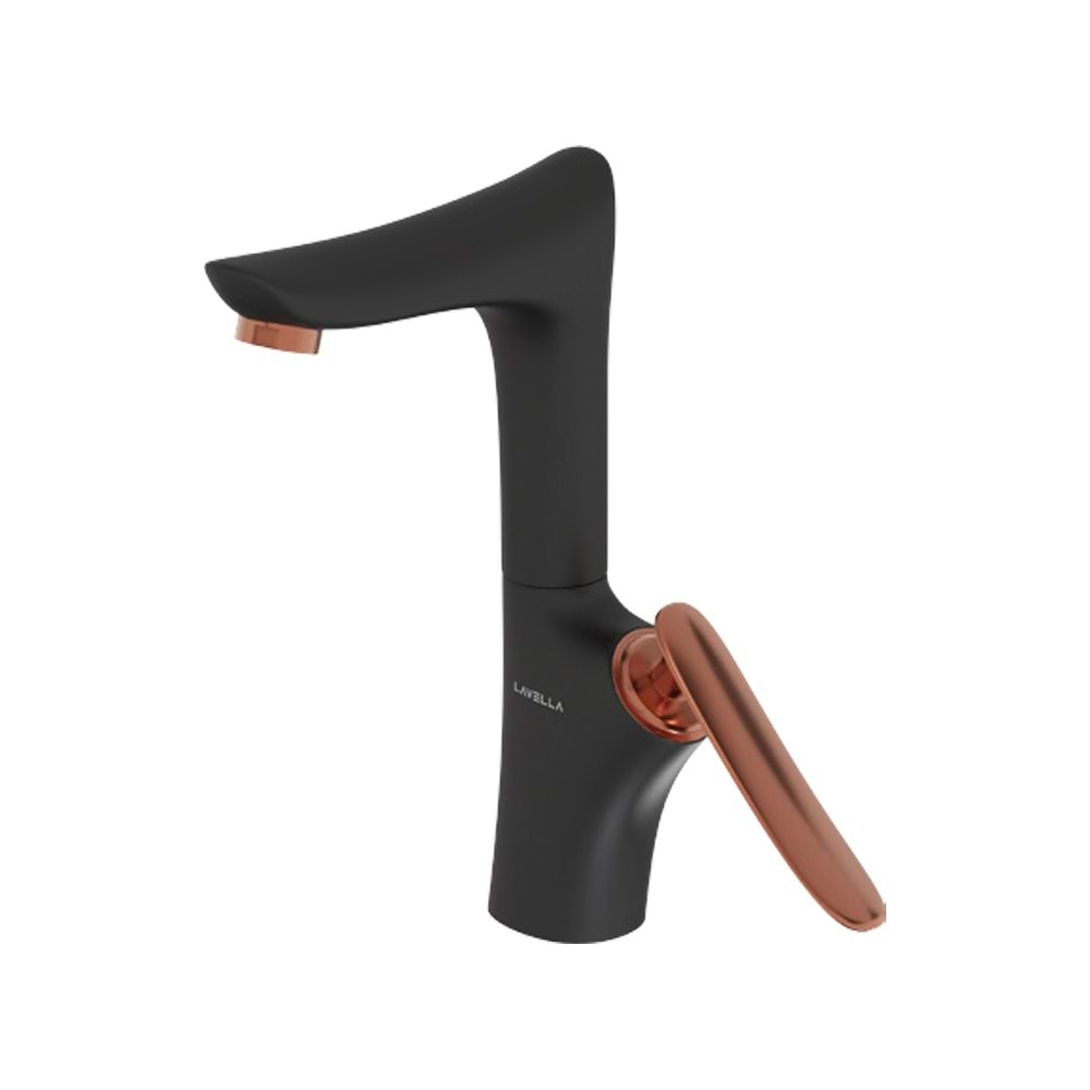 LAVELLA COLD MIX ROSE SİYAH KUĞU LAVABO BAT 0341 KL450