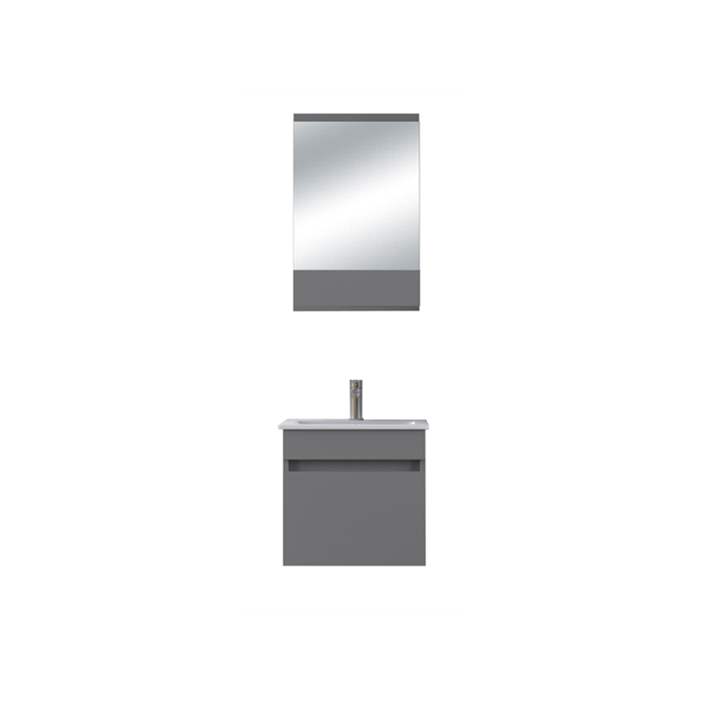 BİANİ BANYO DOLABI TOME 50CM MAT GREY