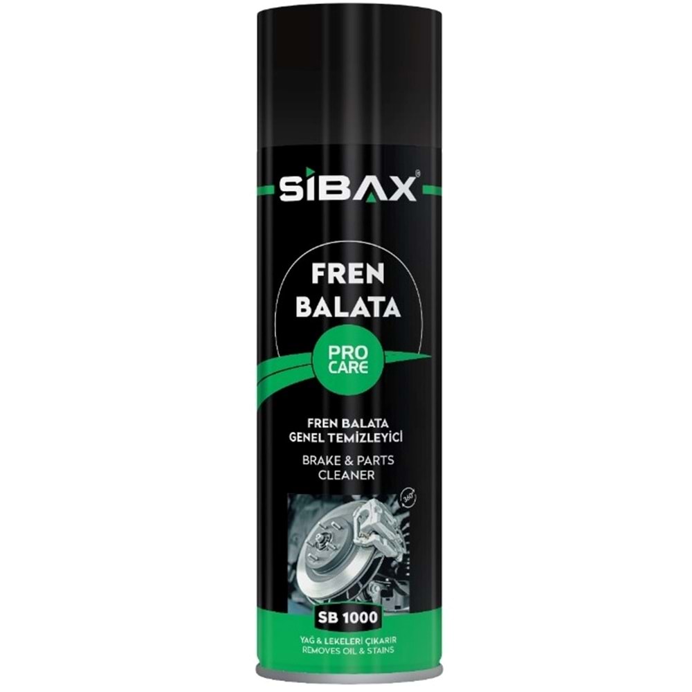 SİBAX SB1000 FREN BALATA TEMİZLEME SPREY 500ml