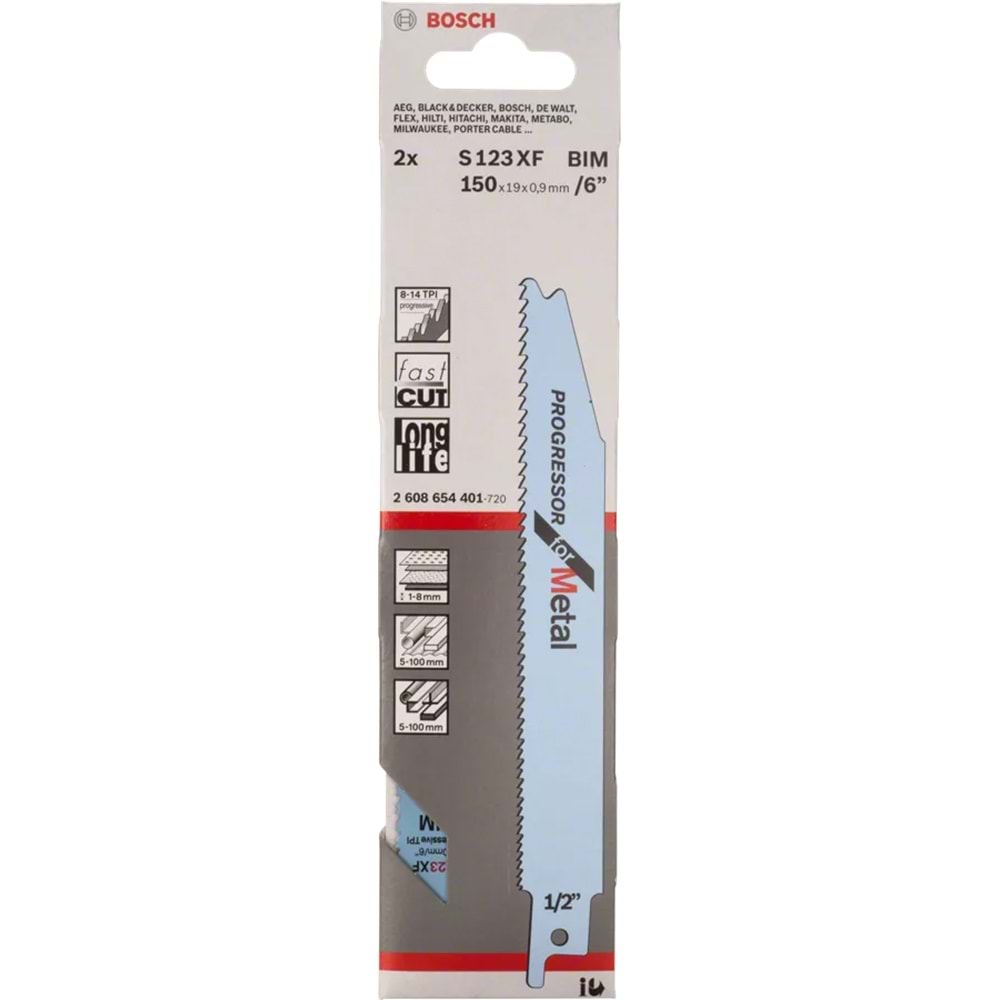 BOSCH S 123XF TİLKİ KUYRUK UÇ KISA