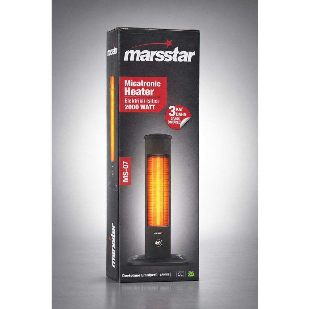 Marsstar MS-07 Micatronic 2000W Dikey Isıtıcı