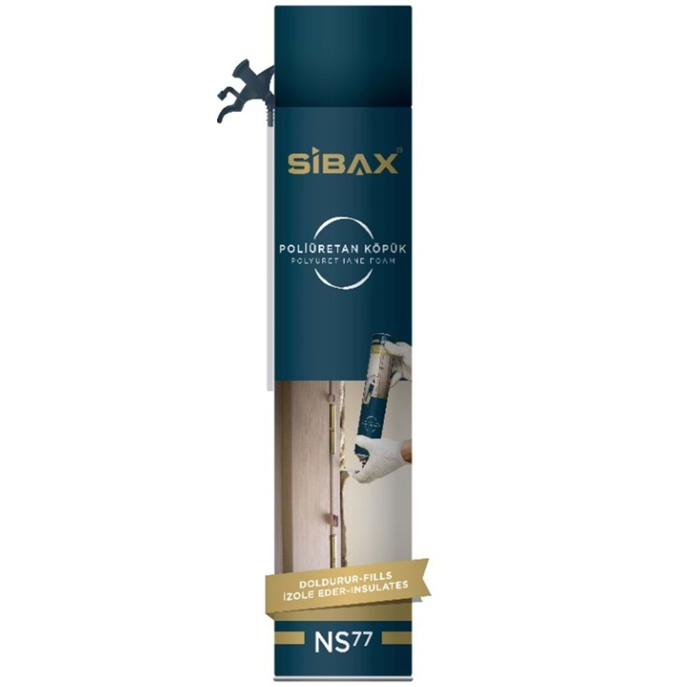 SİBAX NS77 POLİÜRETAN KÖPÜK 750ML