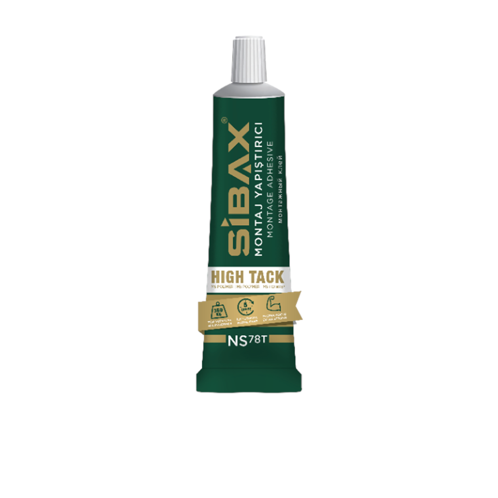 SİBAX NS78T HIGH-TACK MONTAŞ YAPIŞTIRICI TÜP 80ML