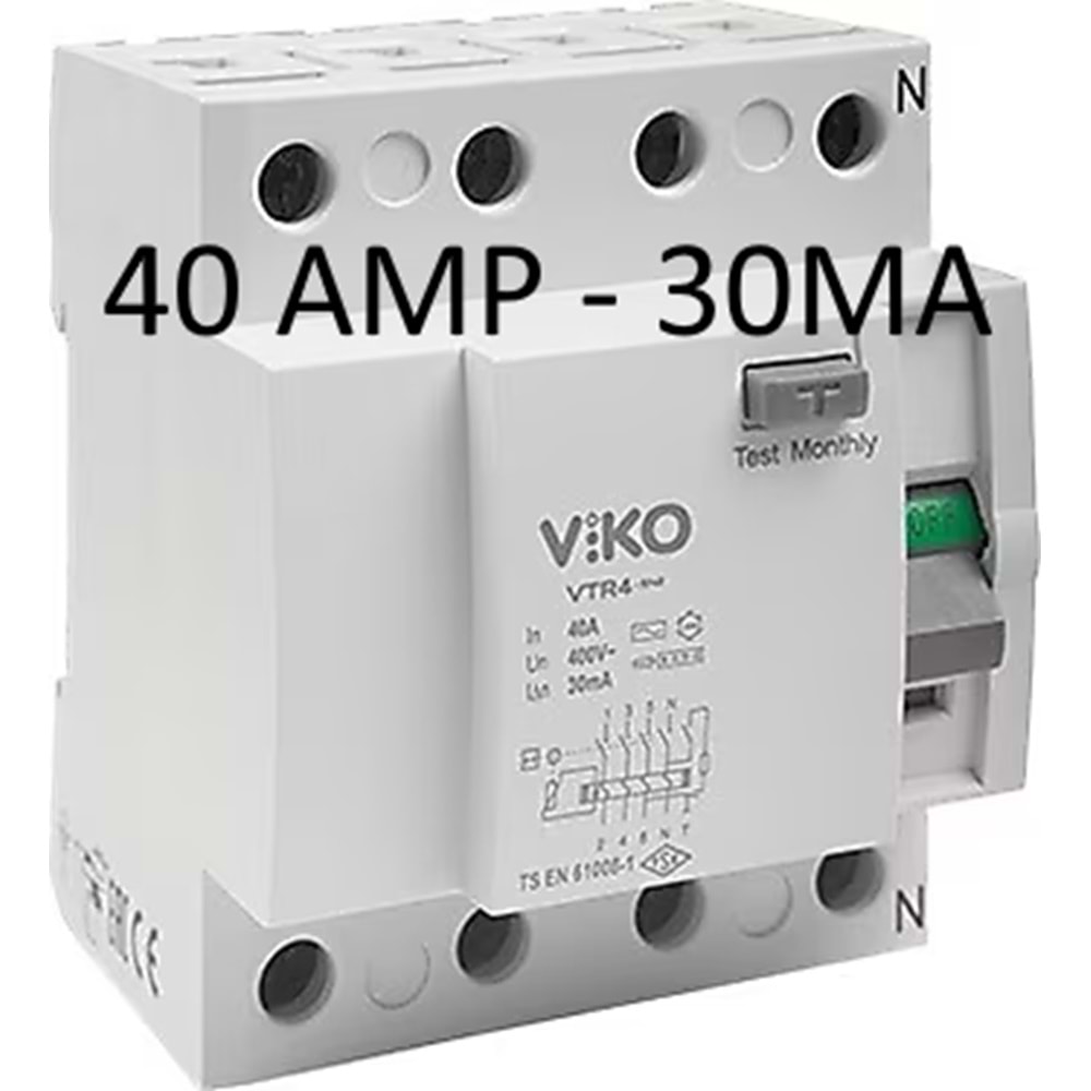 VİKO KAÇAK AKIM RÖLESİ 3*40AMP 30MA