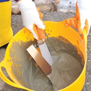 DEKOR 061 SIVA MALASI 20 CM AHŞAP SAPLI