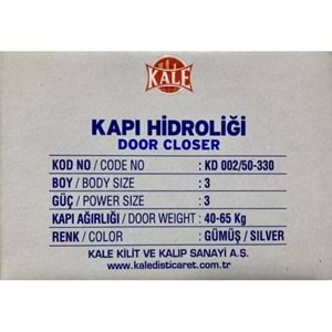 KALE KAPI HİDROLİĞİ 50-330 NO:3