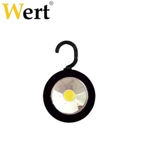 WERT 2614 PİLLİ ÇALIŞMA LAMBASI YUVARLAK COB LED