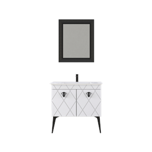 BİANİ BANYO DOLABI COSMOS 90CM ANTIQUE WHİTE
