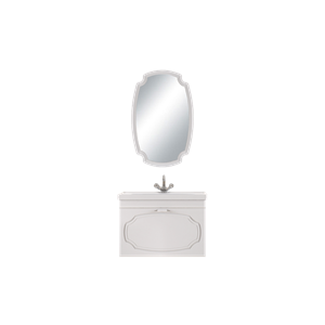 BİANİ BANYO DOLABI HÜNKAR 85CM PARLAK BEYAZ