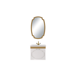 BİANİ BANYO DOLABI HÜNKAR 65CM GOLD (ALTIN SARMAŞIK)