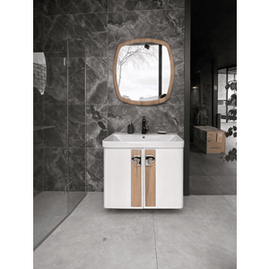 PİERRE CARDİN BANYO DOLABI ABIS 80CM A.WHITE WILLOW