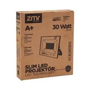 ZMR LED PROJEKTÖR GÜN IŞIĞI 30Watt (TABLET) (İP66)