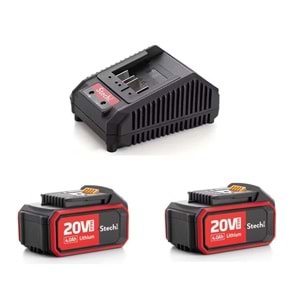 STECHEND SX22-4 AKÜLÜ DARBELİ MATKAP 4,0AH (2 AKÜLÜ)