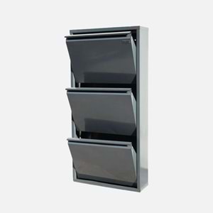 İMAK AYAKKABILIK 3 KAPAKLI GRİ