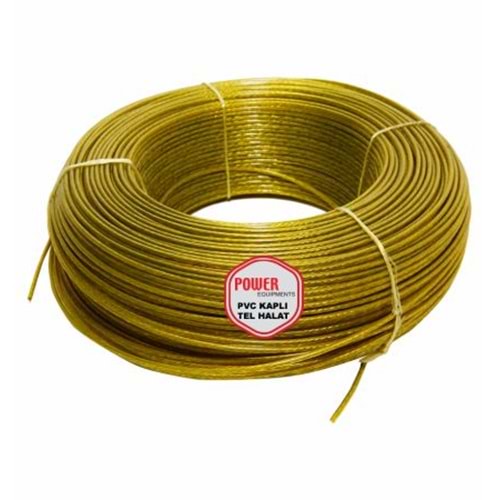 AKY ÇELİK HALAT 2mm PLASTİK KAPLI