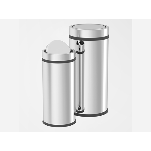 İzmir Fırça Luna 16 Lt. Döner Kapaklı Çöp Kovası - 512400