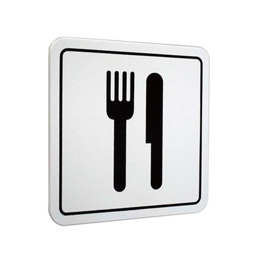 PVC SEMBOL RESTAURANT 10*10CM