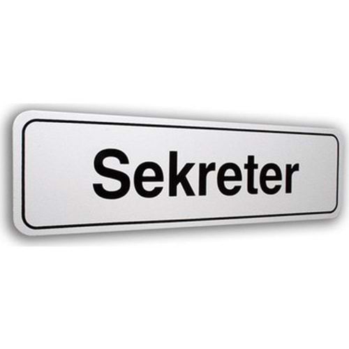 ELEGAN PVC TABELA SEKRETER 7*25CM