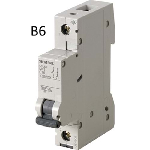 SIEMENS SİGORTA B6 AMP