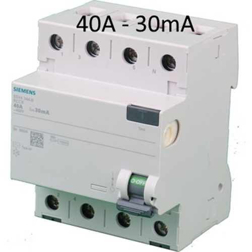 SIEMENS KAÇAK AKIM RÖLESİ 3*40AMP 30MA TRİFAZE