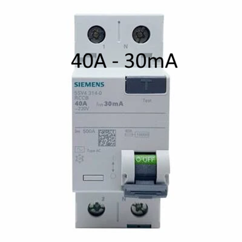 SIEMENS KAÇAK AKIM RÖLESİ 1*40AMP 30MA